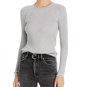 Alex Mill NAVY Ribbed Crewneck Lightweight Sweater